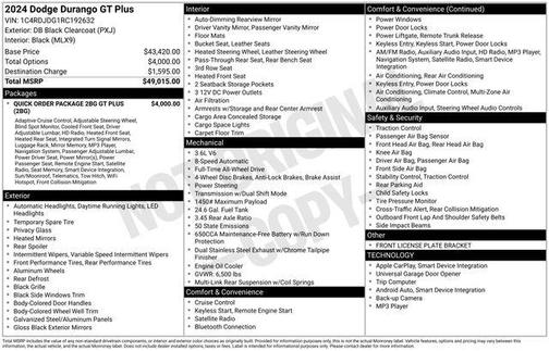 2024 Dodge Durango GT Plus