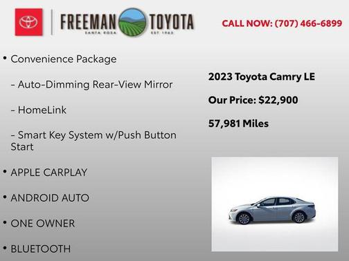2023 Toyota Camry LE