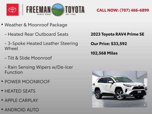 Ice Cap 2023 Toyota RAV4 Prime SE