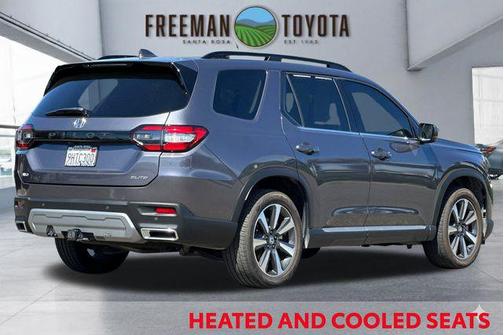 Modern Steel Metallic 2023 Honda Pilot AWD Elite