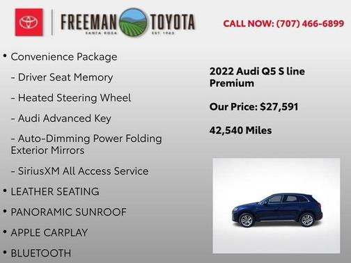 2022 Audi Q5 45 S line Premium