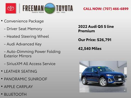 2022 Audi Q5 45 S line Premium