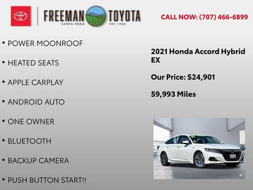 2021 Honda Accord Hybrid EX