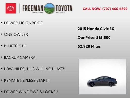 2015 Honda Civic EX