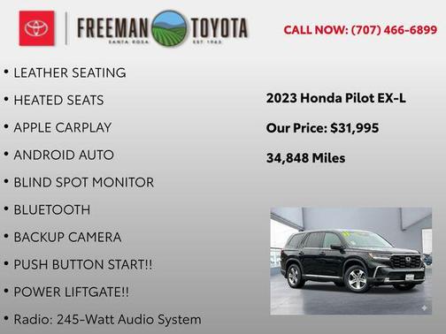 2023 Honda Pilot 2WD EX-L 8 Passenger