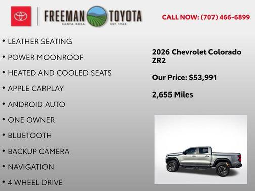 2026 Chevrolet Colorado ZR2