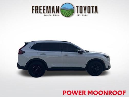 Platinum White 2025 Honda CR-V Hybrid Sport AWD