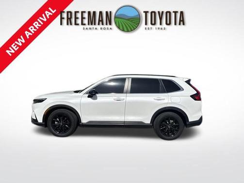 Platinum White 2025 Honda CR-V Hybrid Sport AWD