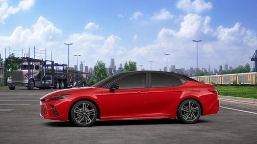 Supersonic Red w/Midnight Black Metallic Roof 2026 Toyota Camry XSE