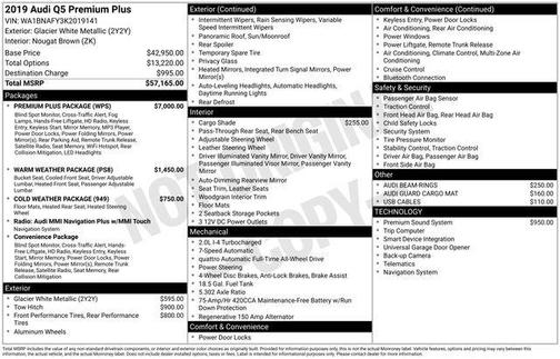 2019 Audi Q5 2.0T Premium Plus