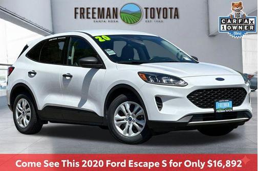 Oxford White 2020 Ford Escape S