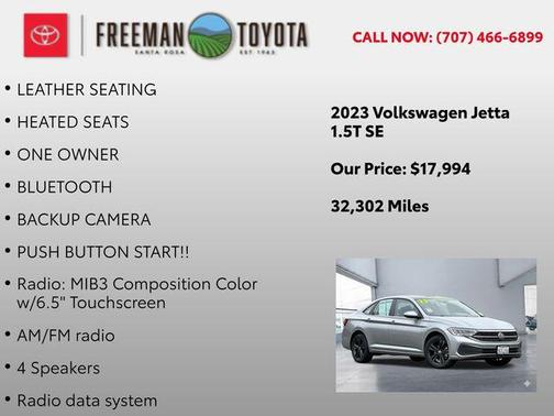 2023 Volkswagen Jetta 1.5T SE