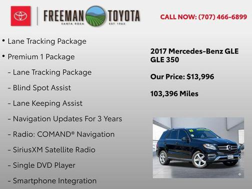 Black 2017 Mercedes-Benz GLE 350 Base