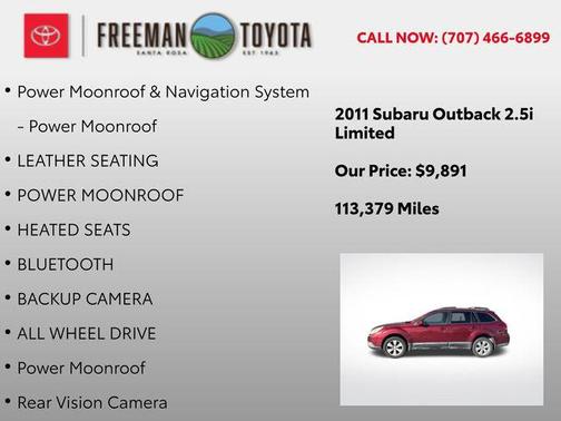 2011 Subaru Outback 2.5 i Limited