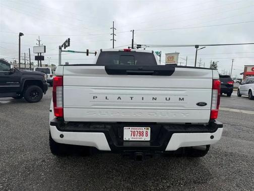White Platinum Metallic Tri-Coat 2017 Ford F-350 Platinum