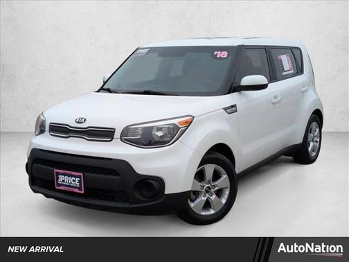 Clear White 2018 Kia Soul Base