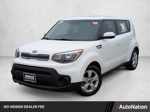 Clear White 2018 Kia Soul Base
