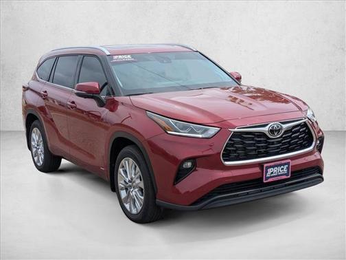 Ruby Flare Pearl 2026 Toyota Highlander Hybrid Limited