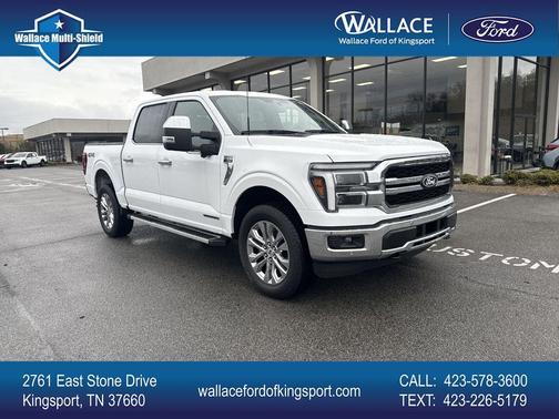 Oxford White 2025 Ford F-150 Lariat