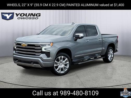 Sterling Gray Metallic 2025 Chevrolet Silverado 1500 High Country
