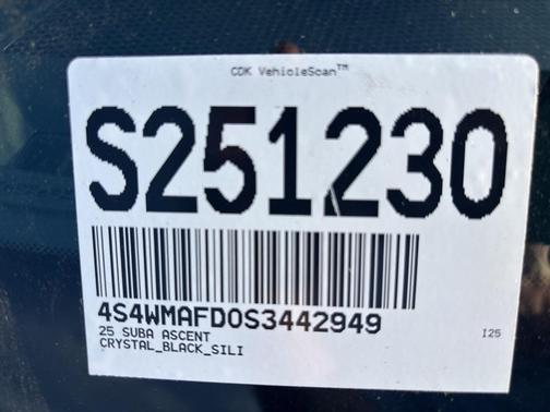 2025 Subaru Ascent Onyx Edition