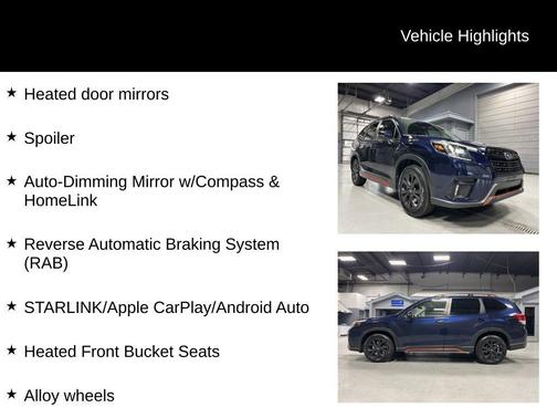 Dark Blue Pearl 2022 Subaru Forester Sport