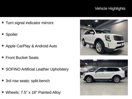 Snow White Pearl 2020 Kia Telluride LX