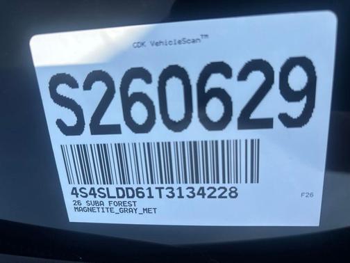Gray Metallic 2026 Subaru Forester Premium