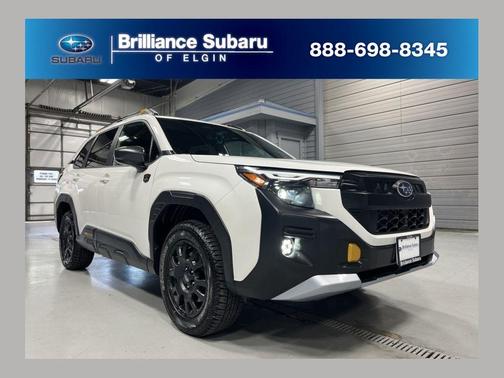 Crystal White Pearl 2026 Subaru Forester Wilderness