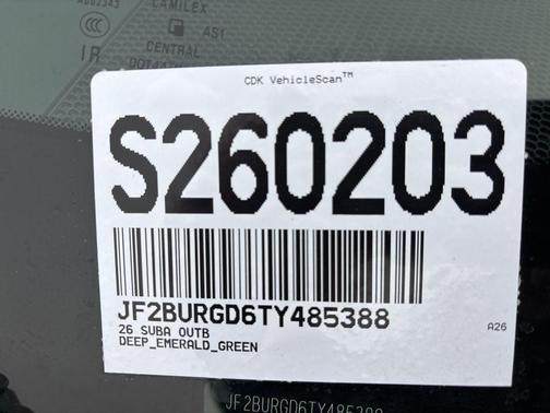 2026 Subaru Outback Limited XT