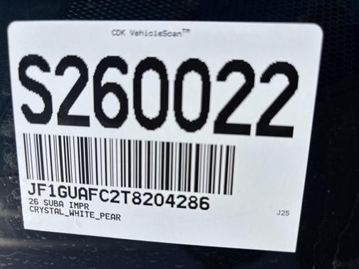 2026 Subaru Impreza Sport