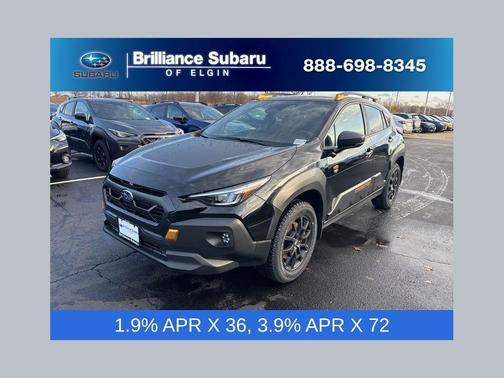Crystal Black Silica 2026 Subaru Crosstrek Wilderness