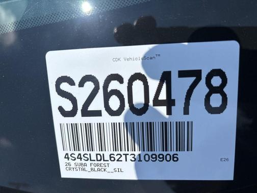 Crystal Black 2026 Subaru Forester Wilderness
