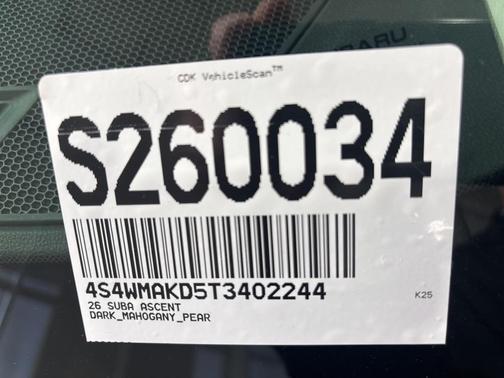 2026 Subaru Ascent Touring