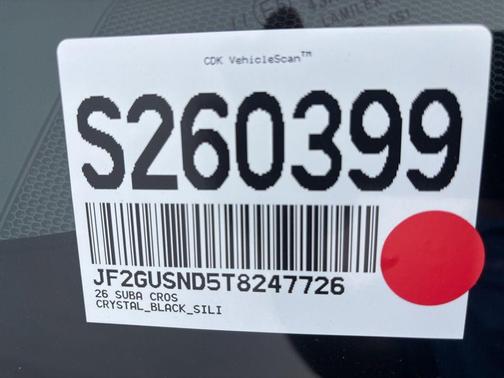 Crystal Black 2026 Subaru Crosstrek Limited