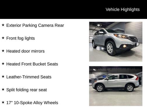 Silver 2014 Honda CR-V EX-L