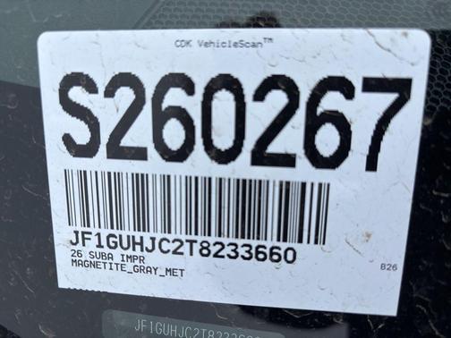 2026 Subaru Impreza RS