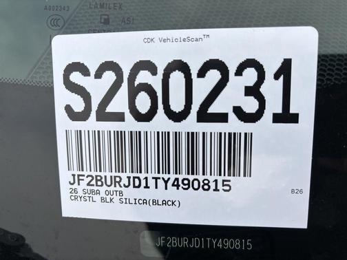 2026 Subaru Outback Touring XT