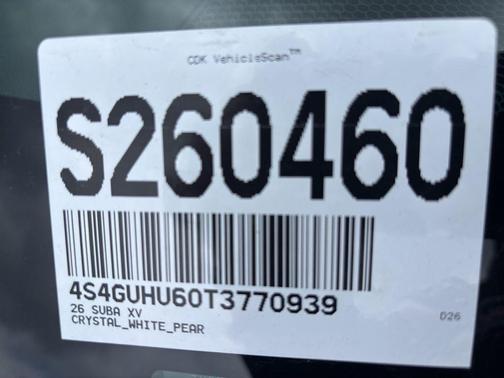 Crystal White 2026 Subaru Crosstrek Wilderness