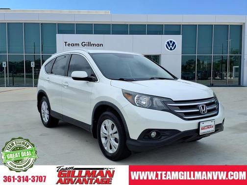 White Diamond Pearl 2014 Honda CR-V EX-L