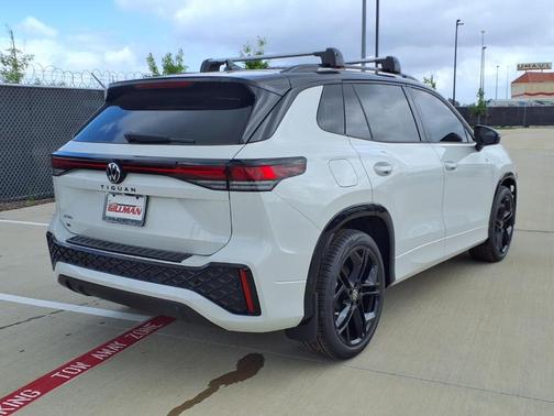 Opal White W/Deep Black Roof 2026 Volkswagen Tiguan 2.0T SE R-Line Black