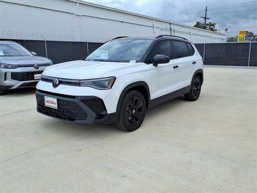 Pure White 2026 Volkswagen Taos 1.5T SE Black