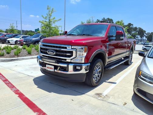 Vermillion Red 2021 Ford F-250 Lariat