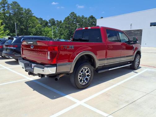 Vermillion Red 2021 Ford F-250 Lariat