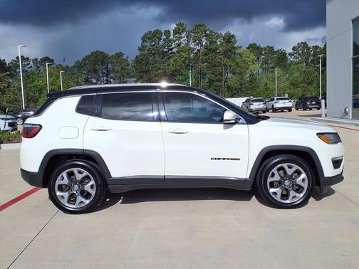 White Clearcoat 2019 Jeep Compass Limited