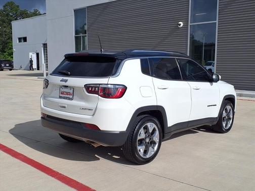 White Clearcoat 2019 Jeep Compass Limited