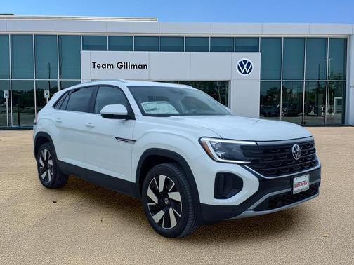 Opal White Pearl 2026 Volkswagen Atlas Cross Sport 2.0T SE W/TECHNOLOGY