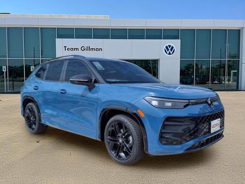 Monterey Blue W/Deep Black Roof 2026 Volkswagen Tiguan 2.0T SE R-Line Black