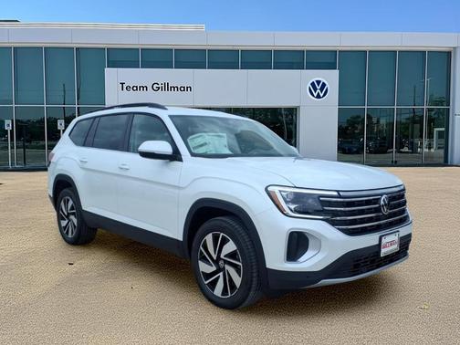 Opal White Pearl 2026 Volkswagen Atlas 2.0T SE W/TECHNOLOGY
