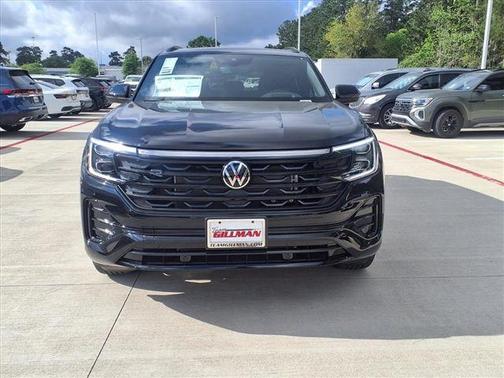 Deep Black Pearl Effect 2026 Volkswagen Atlas Cross Sport 2.0T SEL R-Line Black